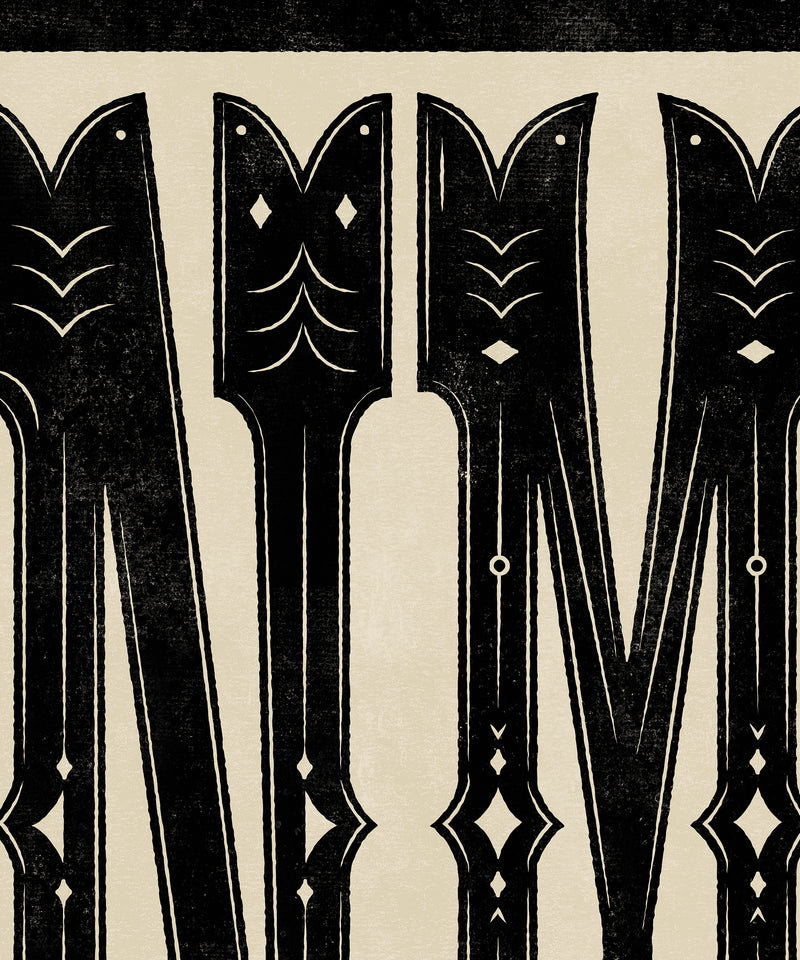 Large Letters - NM by Head West Studio