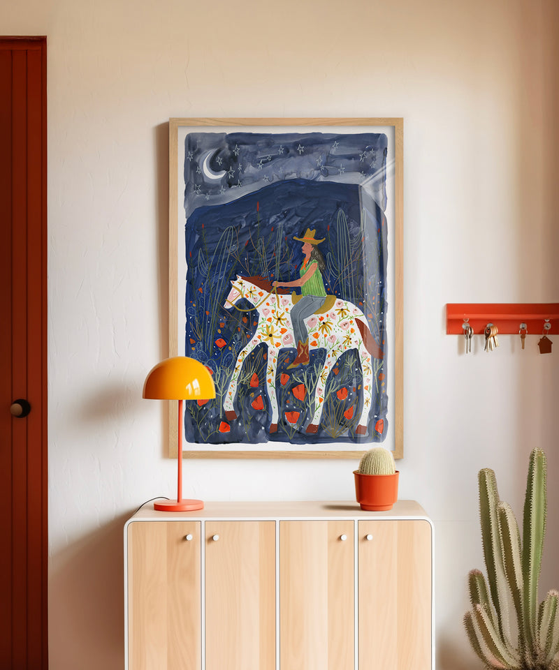 Wildflower Night Ride by Melissa Lakey