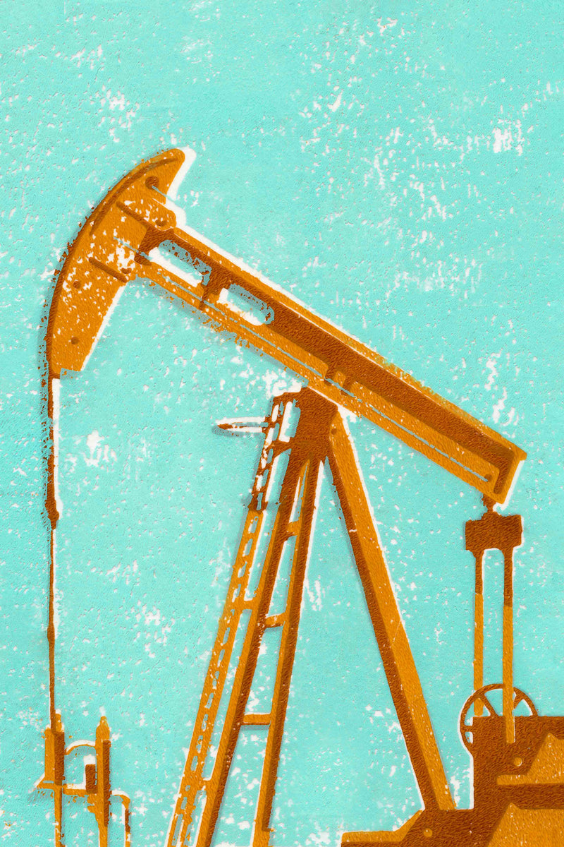 Shapes of the West - Pumpjack by Head West Studio