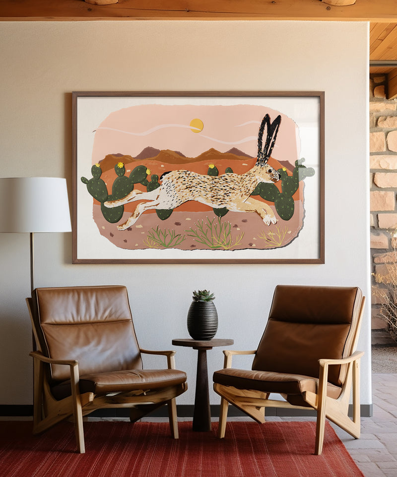 Paper Jackrabbit by Andrea Cira