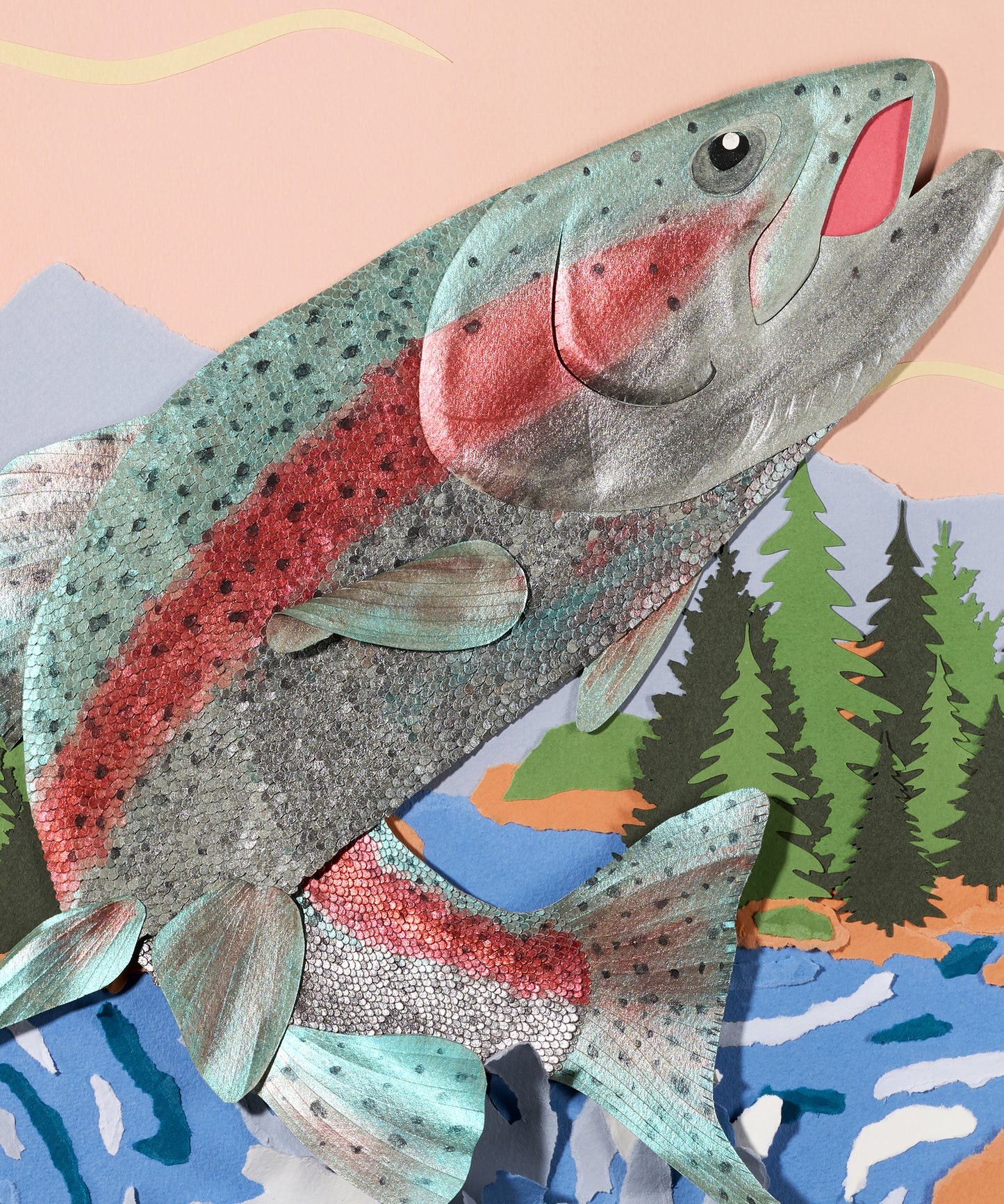 Paper Trout by Andrea Cira