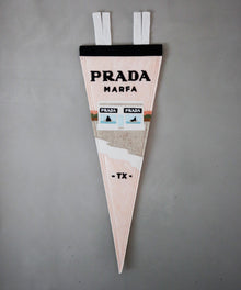 Prada Marfa Felt Pennant by Head West Studio