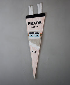 Prada Marfa Felt Pennant by Head West Studio