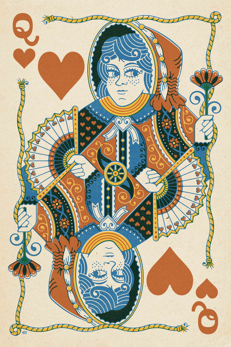 Queen of Hearts by Head West Studio