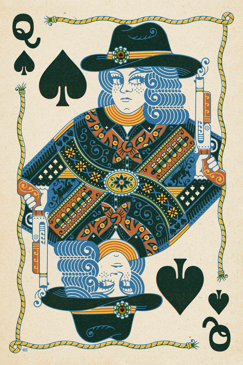 Queen of Spades by Head West Studio