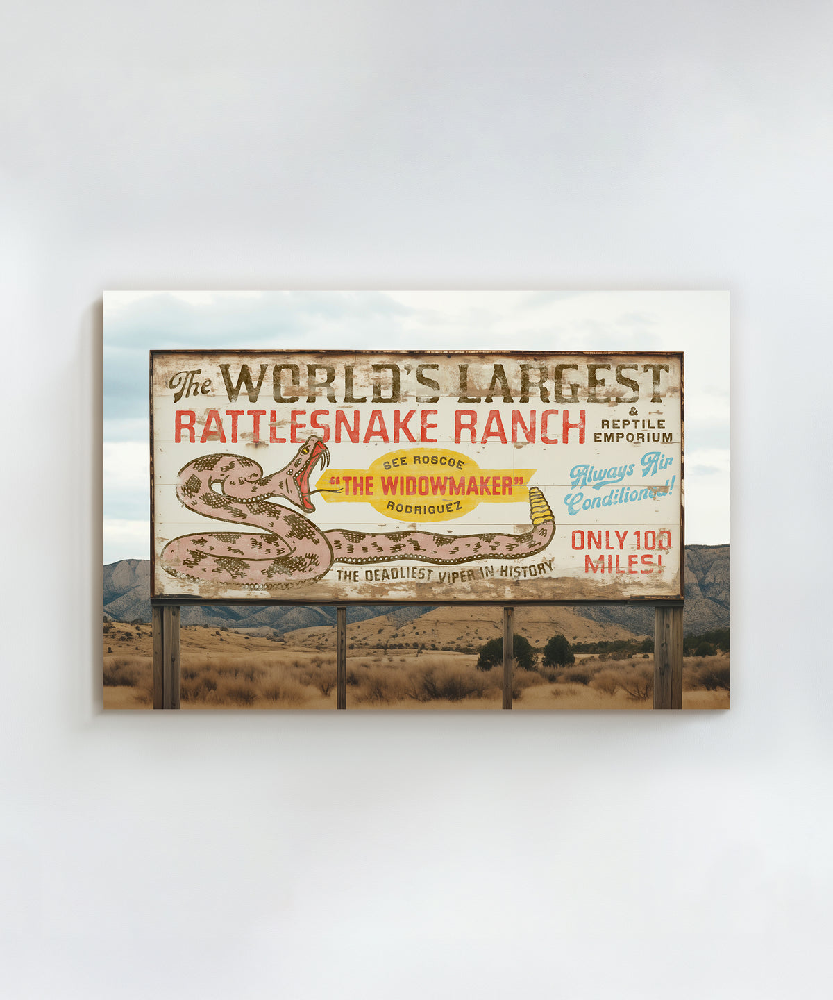 Road Trip Attractions #2 - Rattlesnake Ranch by Head West Studio