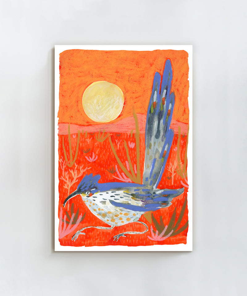 Resting Roadrunner by Melissa Lakey