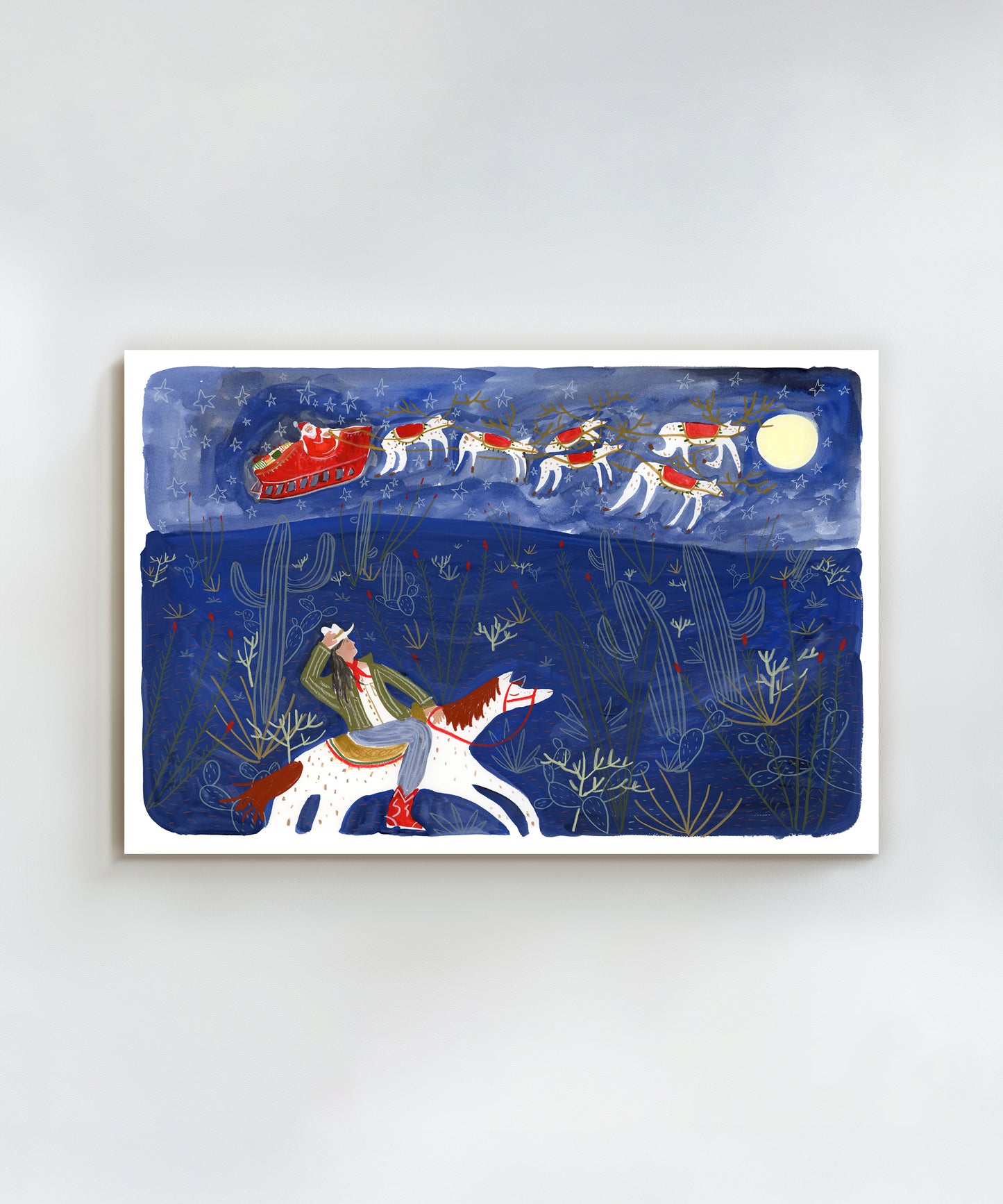 Santa Flyover by Melissa Lakey