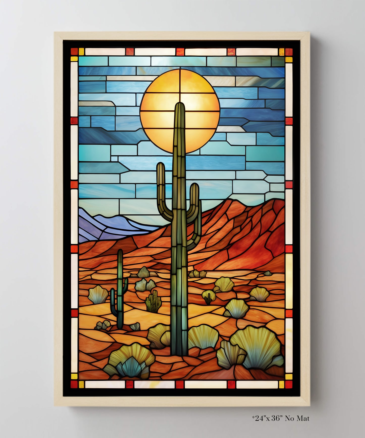 Stained Glass Landscape #2 - Arizona