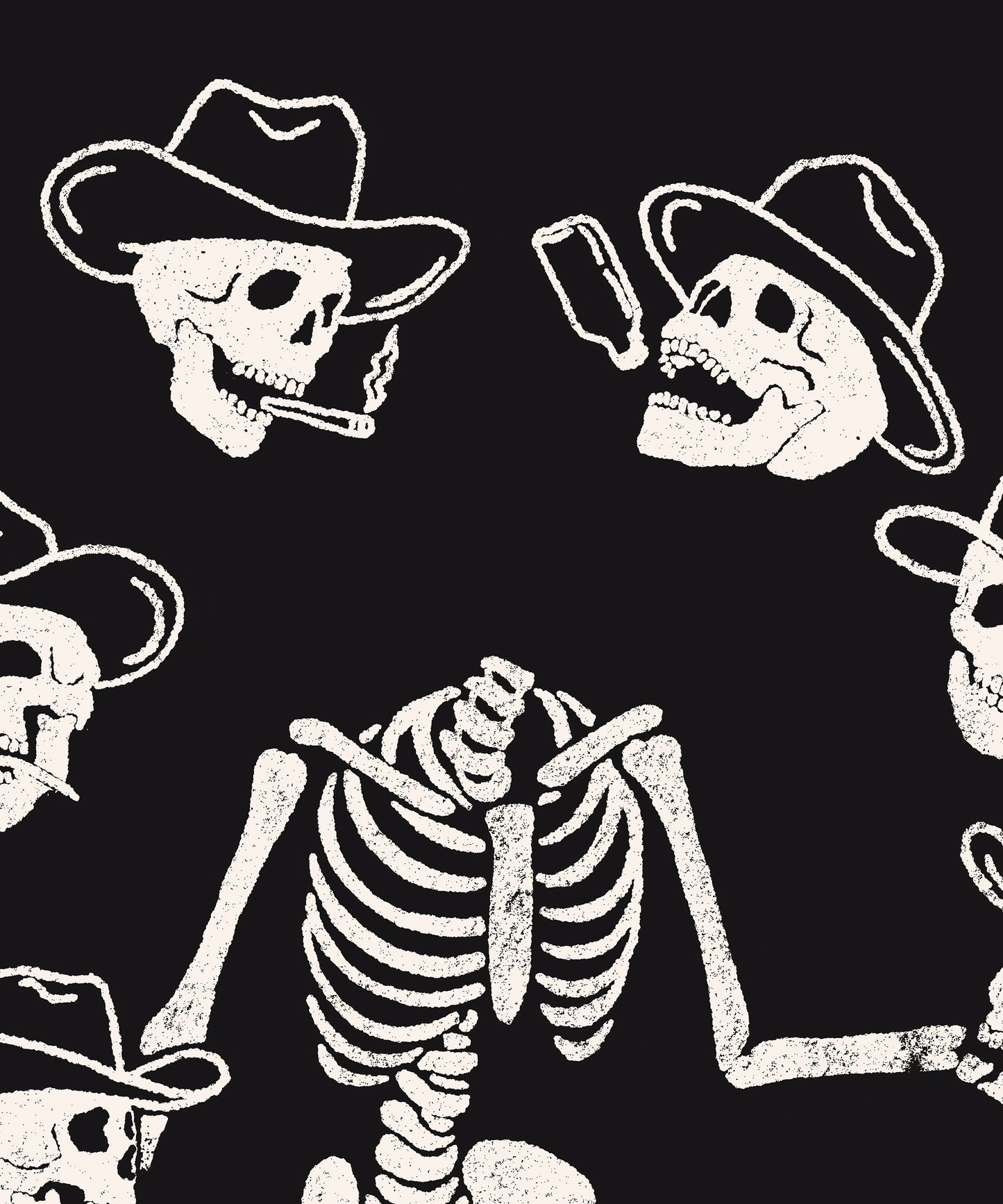 Cowboy Skeleton by Courtney Collier