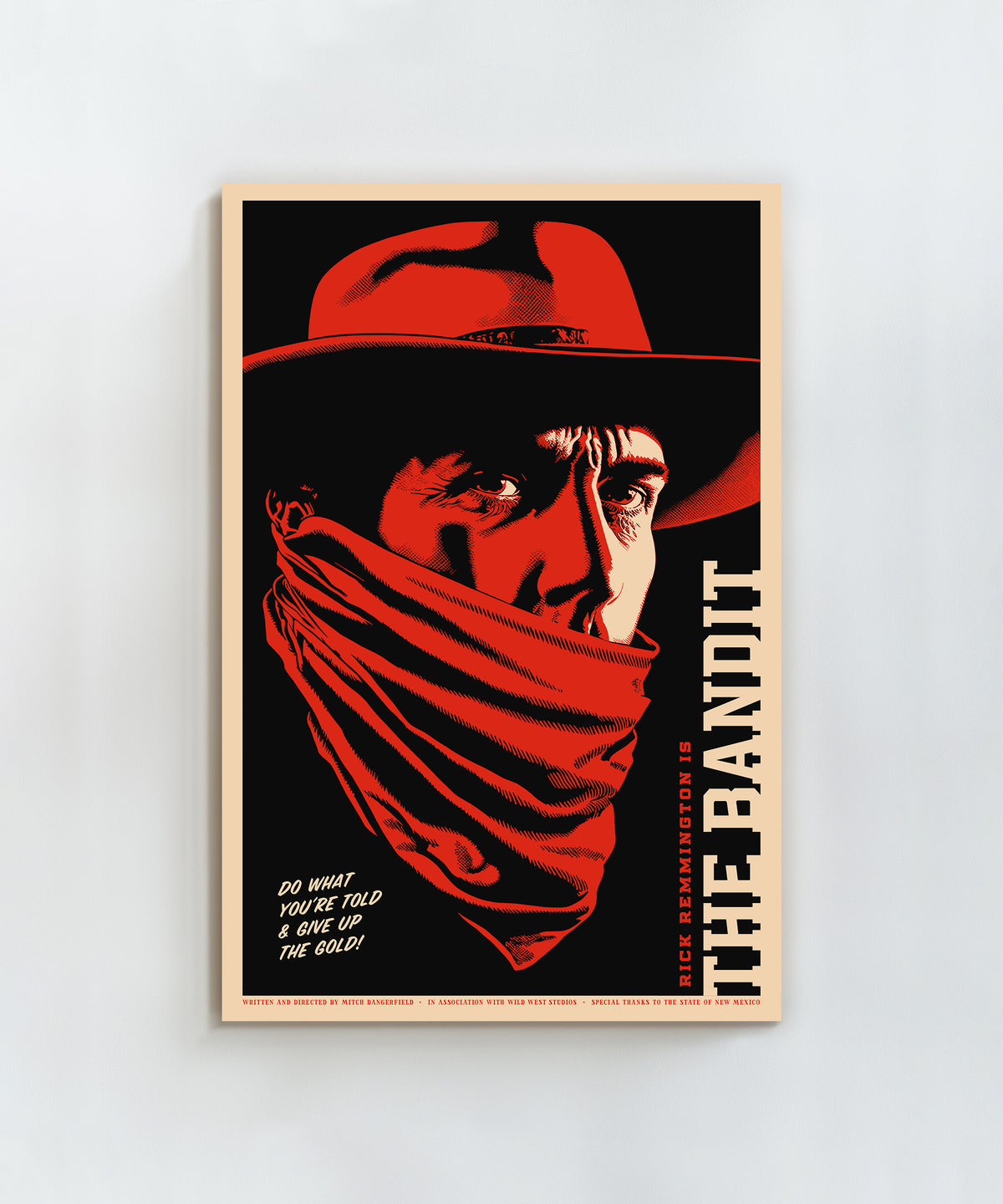 Western Movie Poster #3 of 3 - The Bandit by Head West Studio