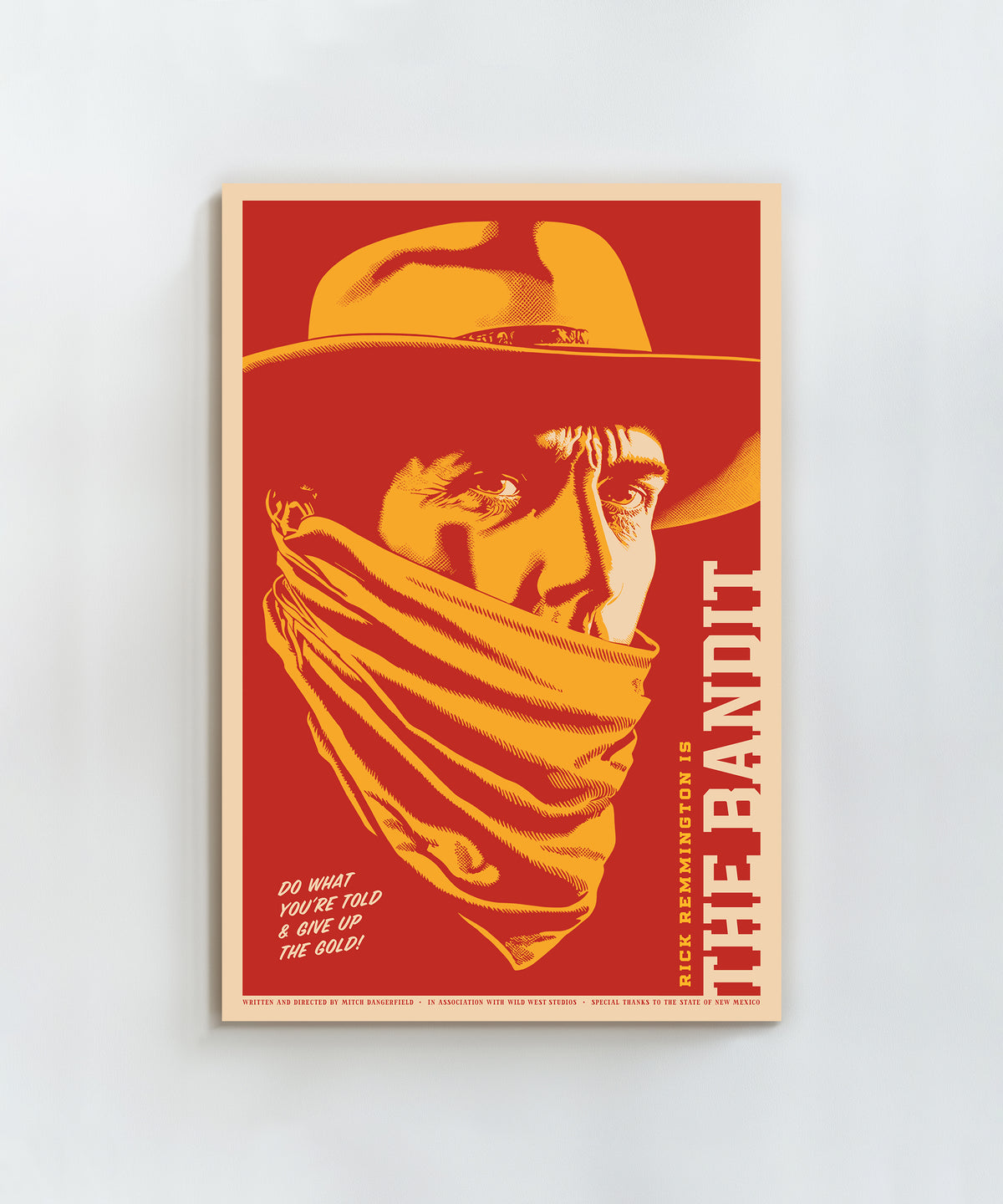 Western Movie Poster #3 of 3 - The Bandit by Head West Studio