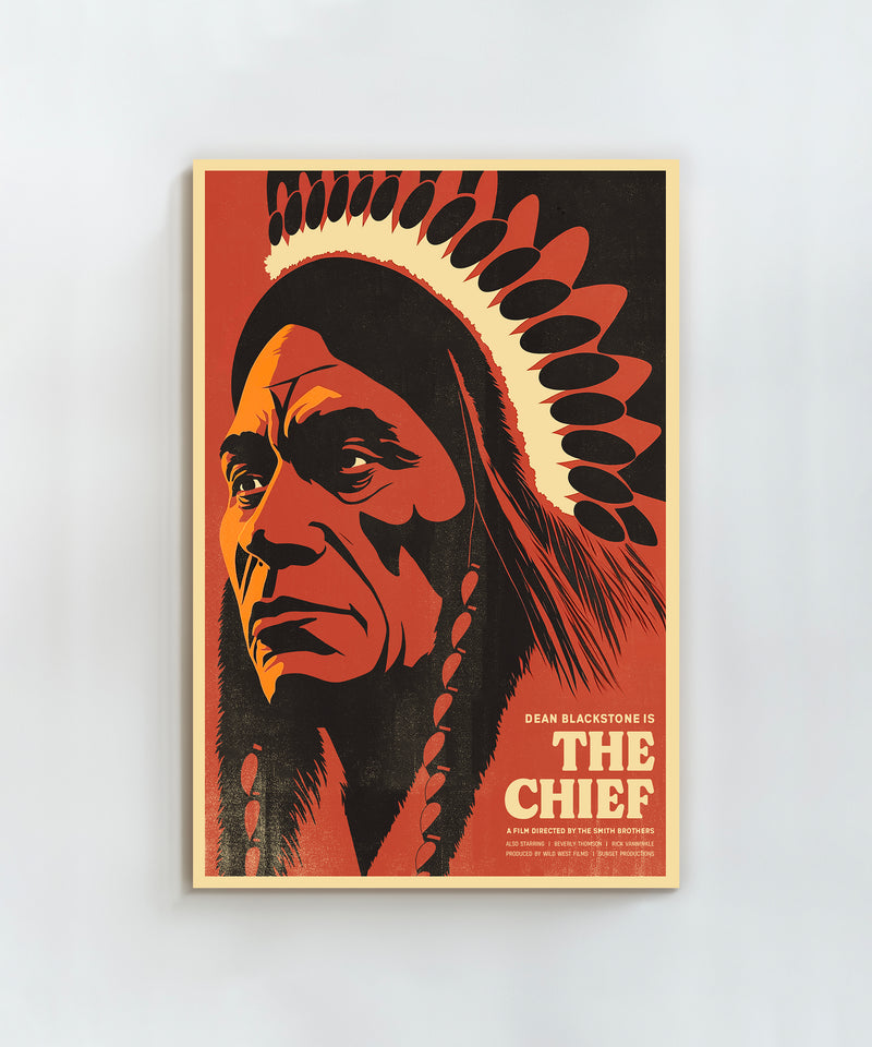 Western Movie Poster #2 of 3 - The Chief