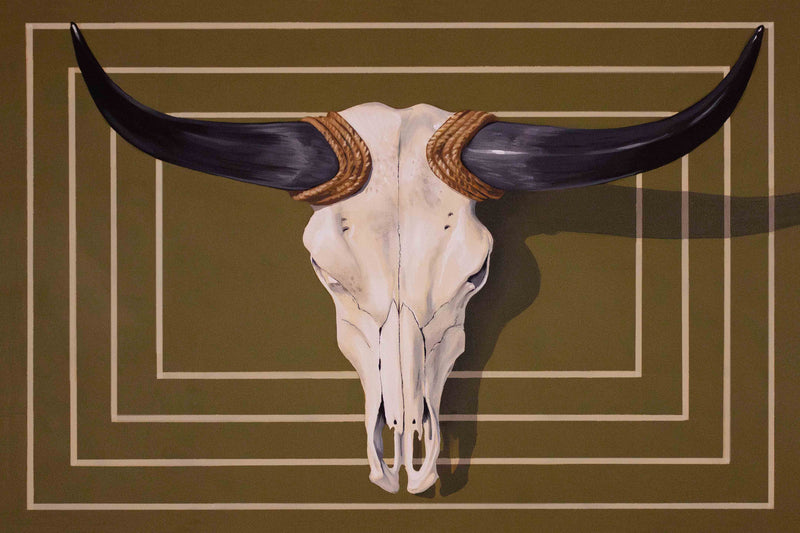 Santa Fe Skull #2 by Tanner Muse