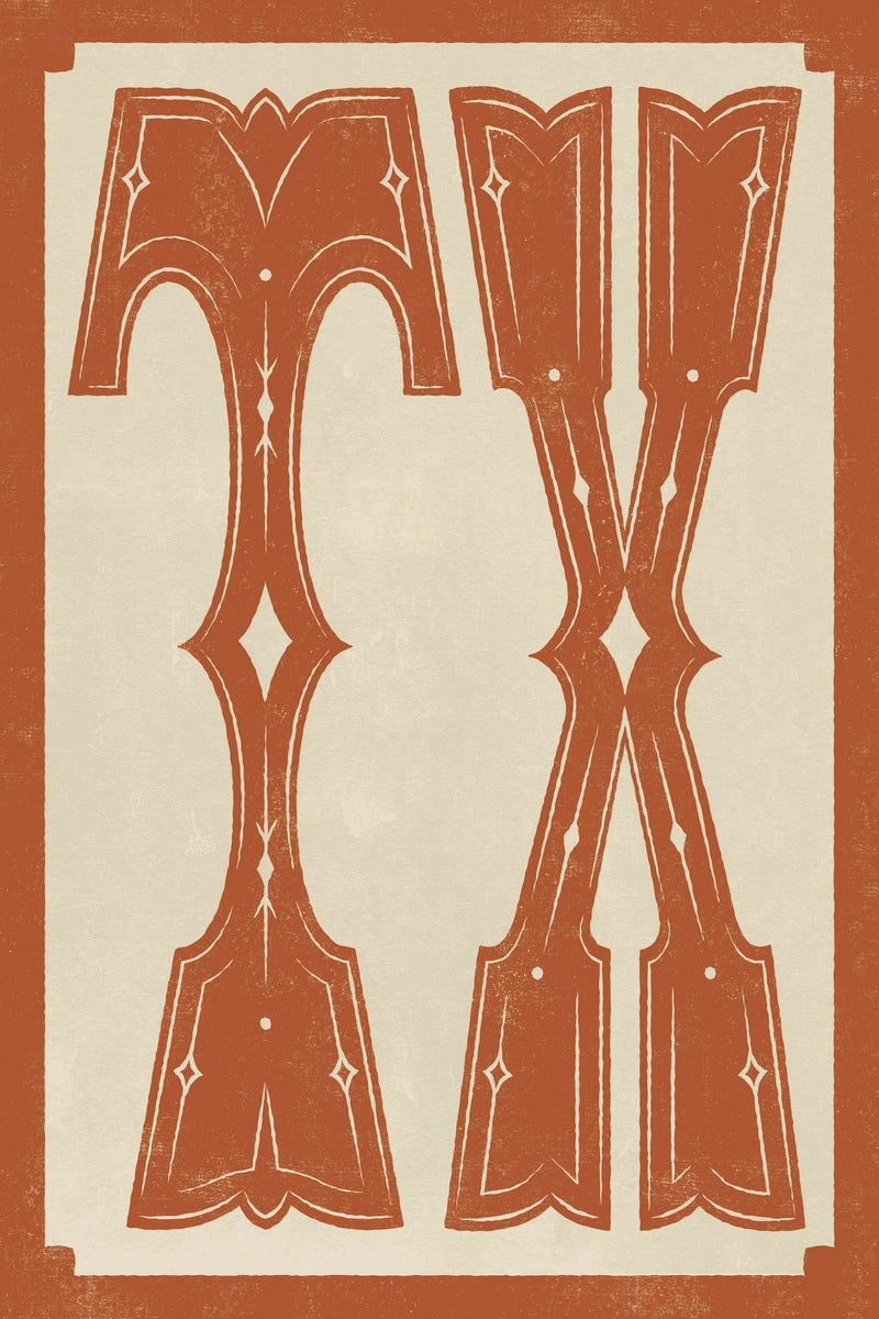 Large Letters - TX by Head West Studio