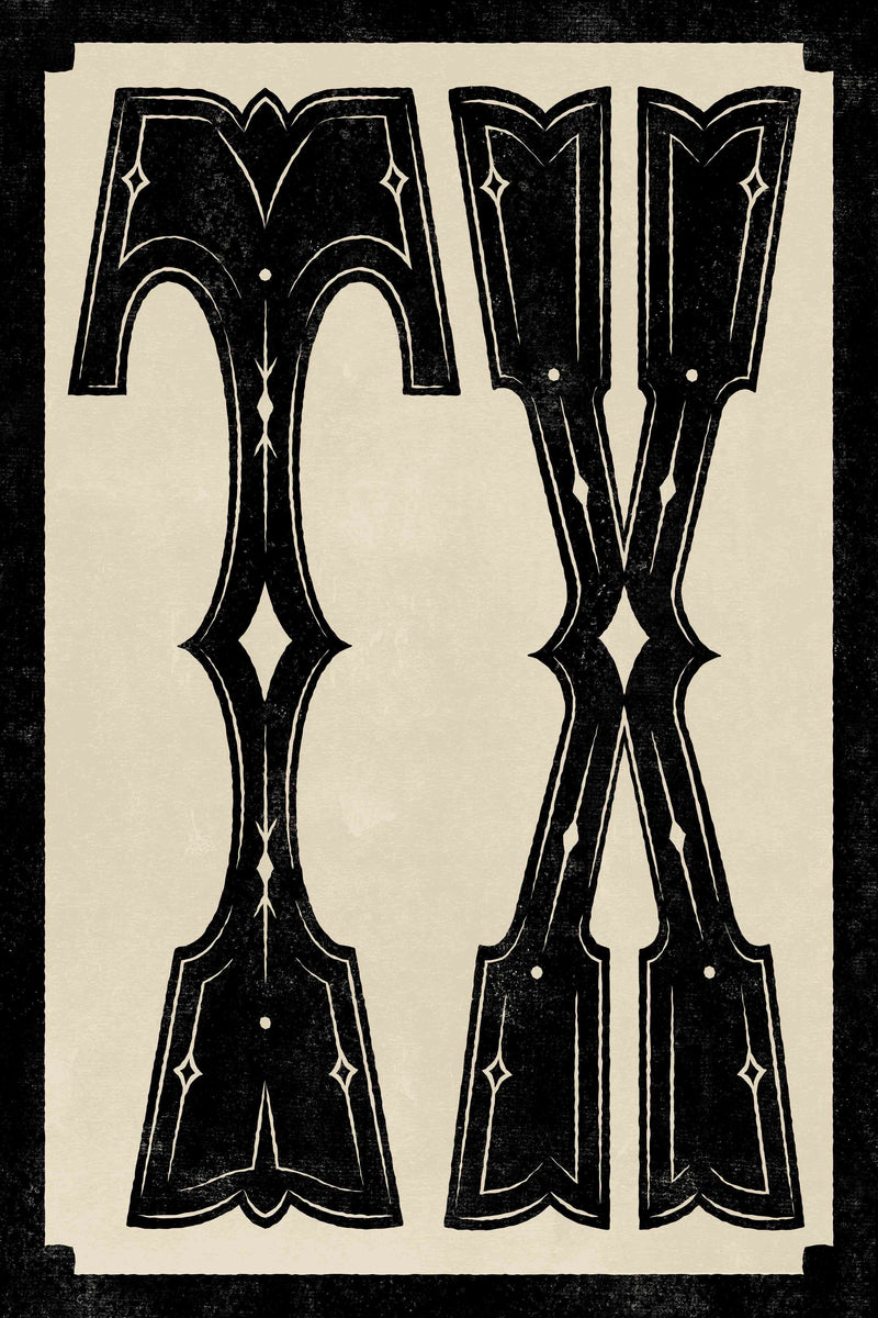 Large Letters - TX by Head West Studio
