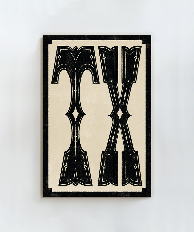 Large Letters - TX