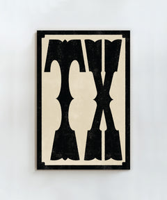 Large Letters - TX by Head West Studio