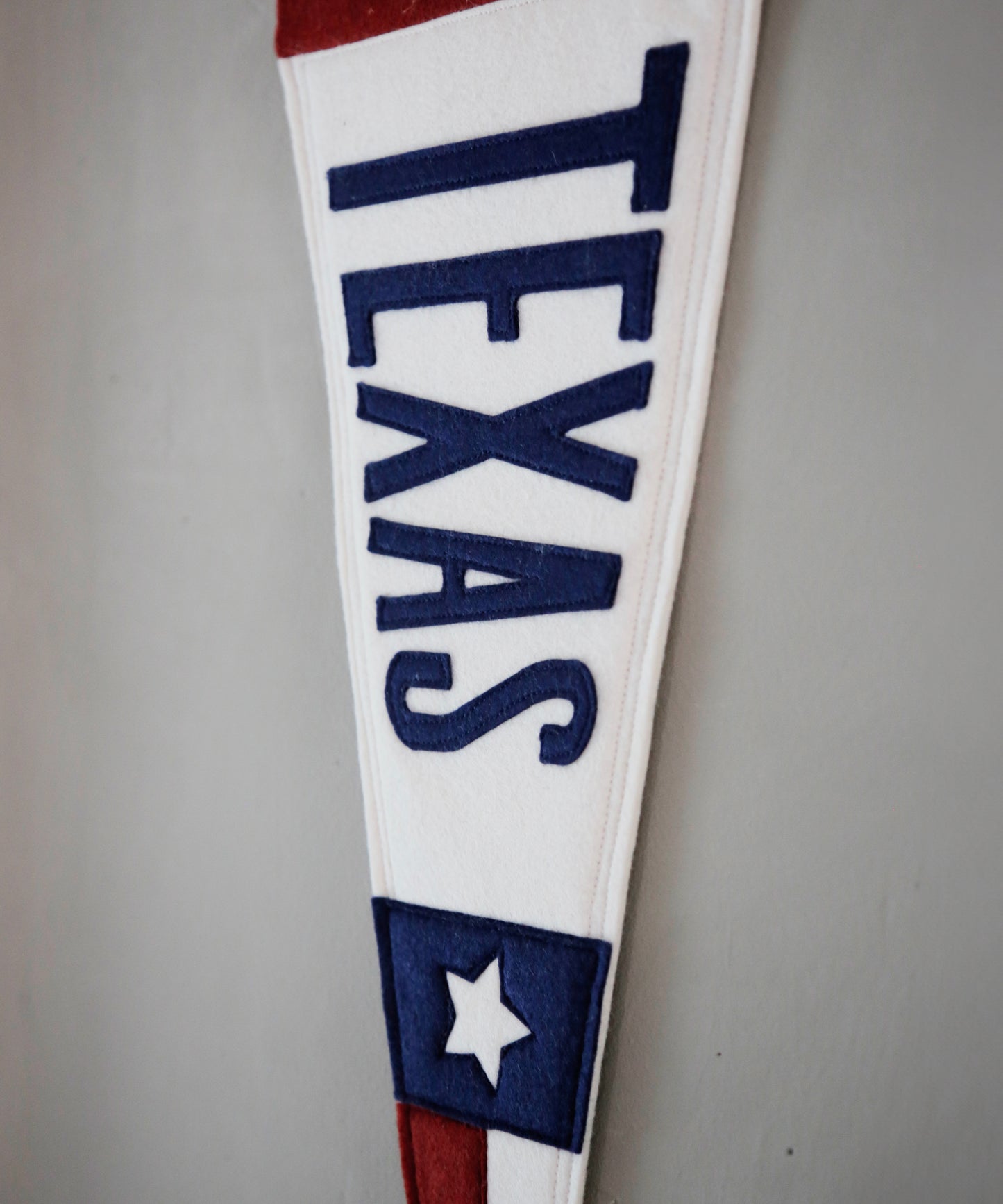 Texas Flag Felt Pennant