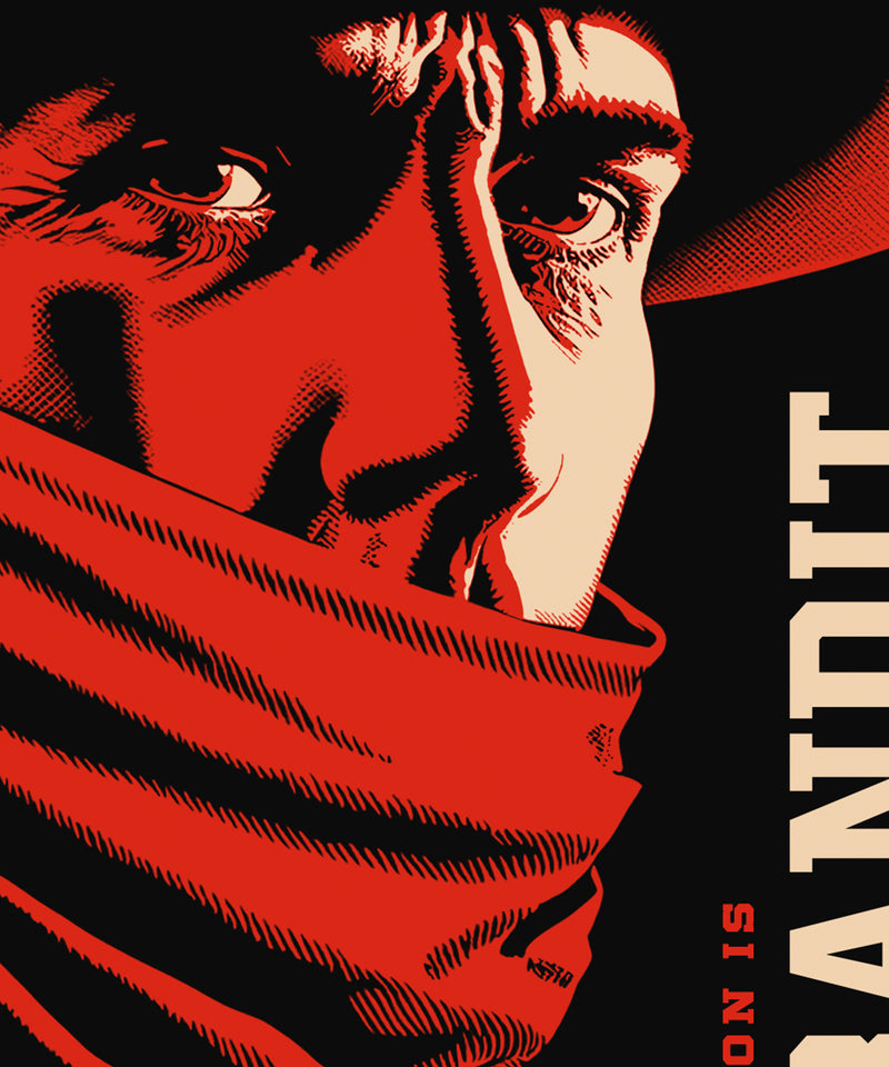 Western Movie Poster #3 of 3 - The Bandit by Head West Studio