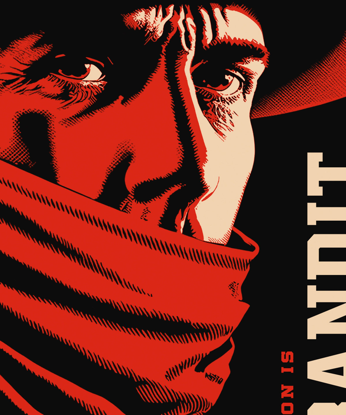 Western Movie Poster #3 of 3 - The Bandit by Head West Studio