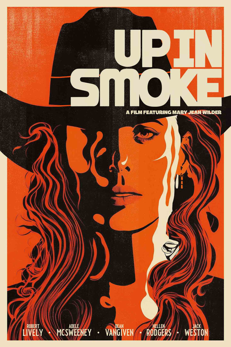 Western Movie Poster #1 of 3 - Up In Smoke by Head West Studio
