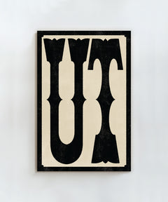Large Letters - UT by Head West Studio