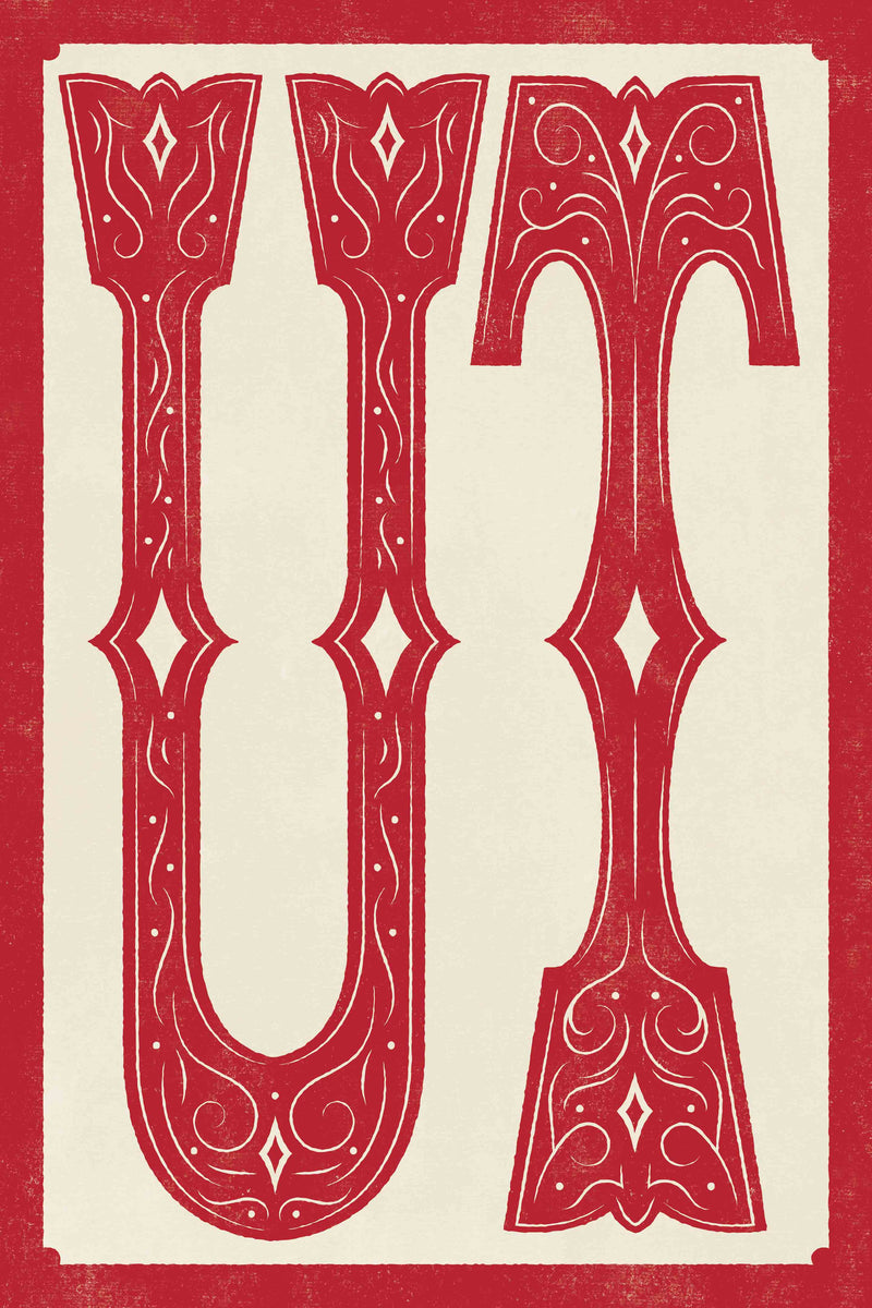 Large Letters - UT by Head West Studio