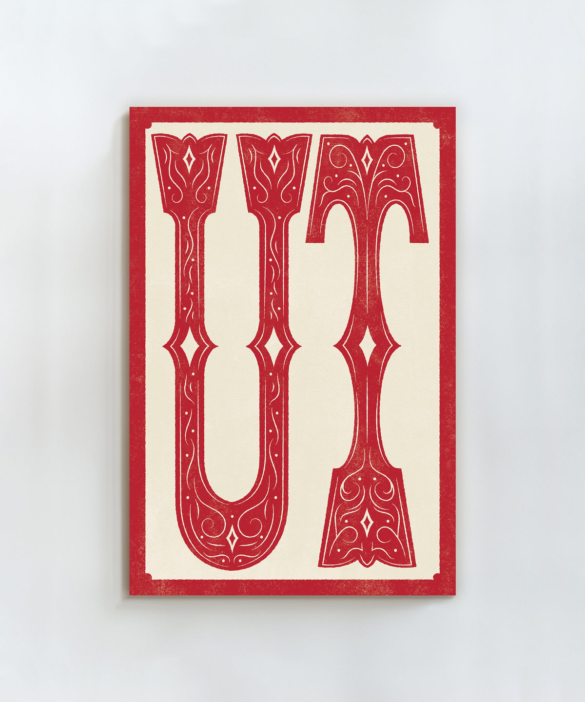 Large Letters - UT by Head West Studio