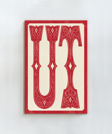 Large Letters - UT by Head West Studio