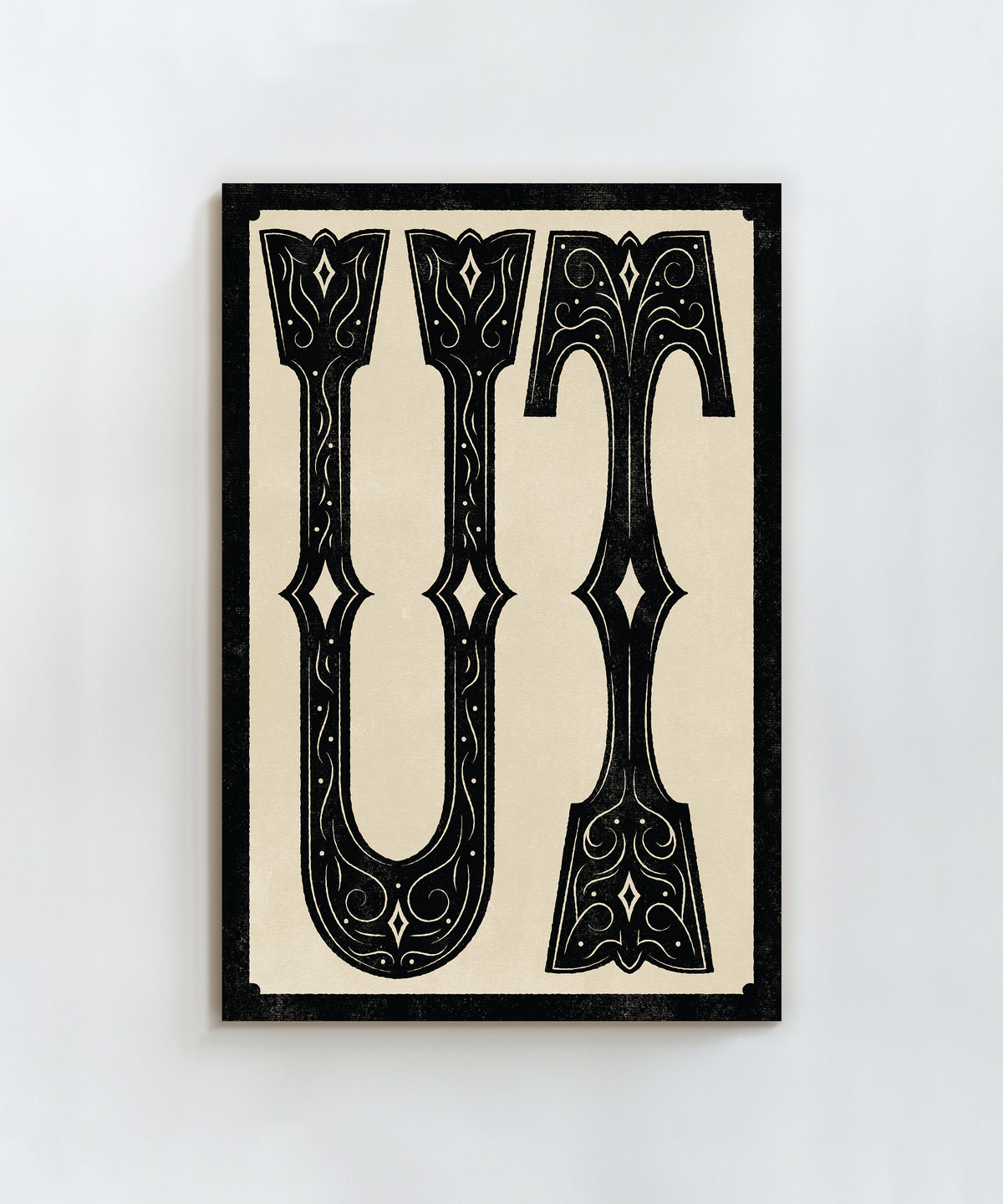 Large Letters - UT by Head West Studio