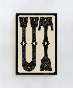 Large Letters - UT by Head West Studio