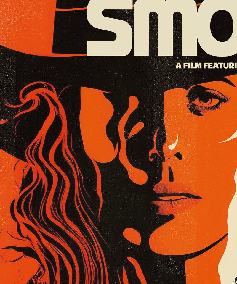 Western Movie Poster #1 of 3 - Up In Smoke by Head West Studio