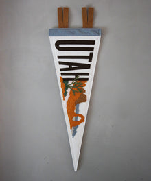 Utah Felt Pennant by Head West Studio
