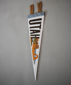 Utah Felt Pennant by Head West Studio