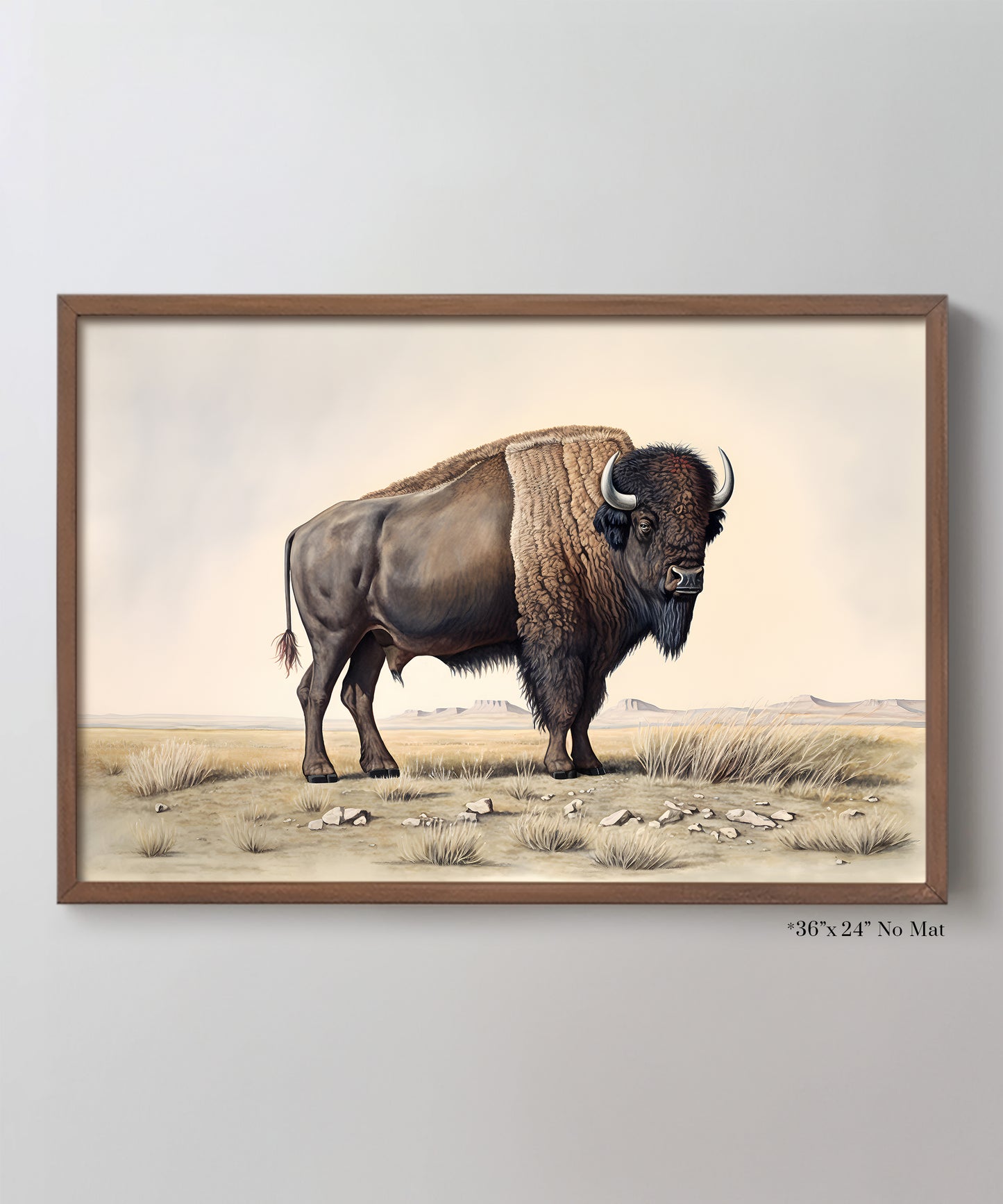 Classic Watercolors #2 - Bison