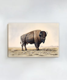 Classic Watercolors #2 - Bison by Head West Studio