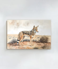 Classic Watercolors #3 - Coyote by Head West Studio