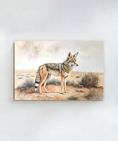 Classic Watercolors #3 - Coyote by Head West Studio