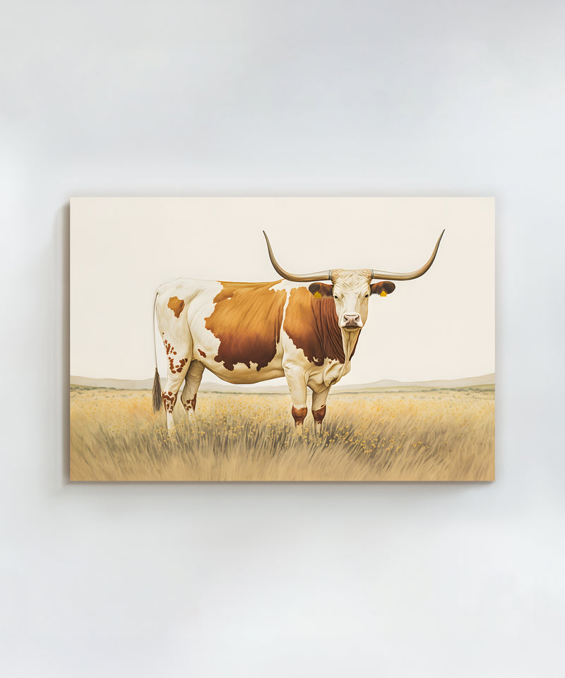 Classic Watercolors #1 - Longhorn