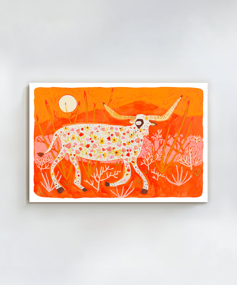 Wildflower Longhorn by Melissa Lakey