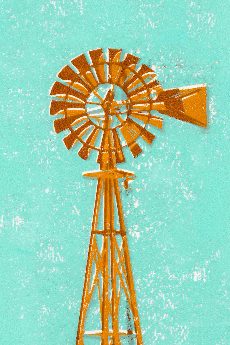 Shapes of the West - Windmill by Head West Studio