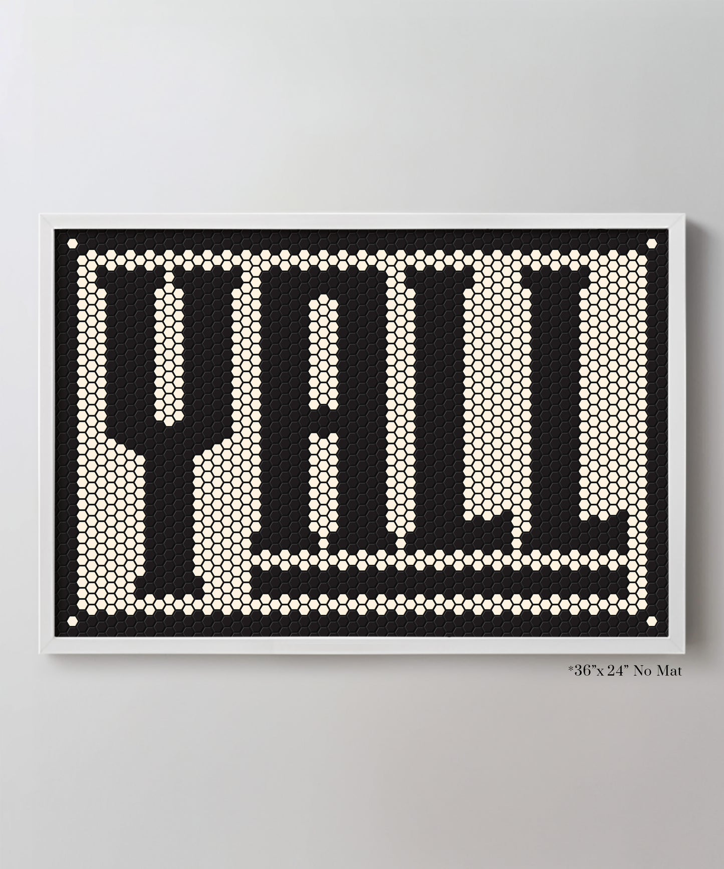 Y'all Means All Tiles Typography Print
