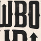 Cowboy Up Typography Poster
