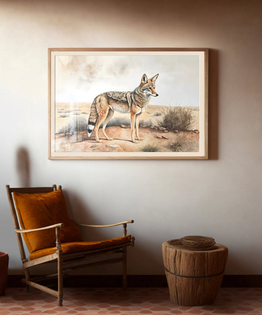 Classic Watercolors #3 - Coyote