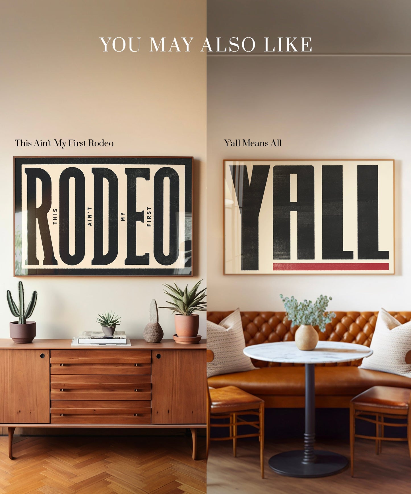 Howdy Typographic Poster
