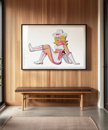 Neon Cowgirl (Day) by Head West Studio