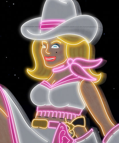 Neon Cowgirl (Night)