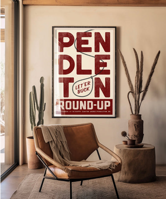 Pendleton Rodeo Sticker Rodeo Posters – HeadWestStudio