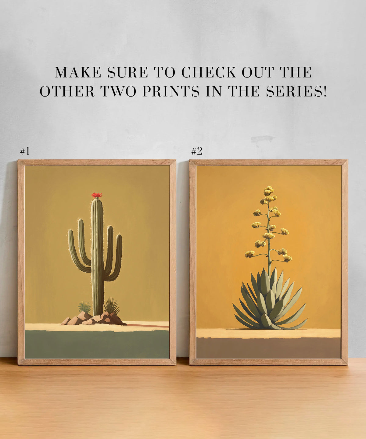Lone Cacti #3 of 3 - Prickly Pear by Head West Studio